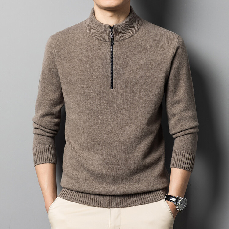 Perché il maglione pesante in lana con mezza cerniera sta diventando un must-have del guardaroba invernale
