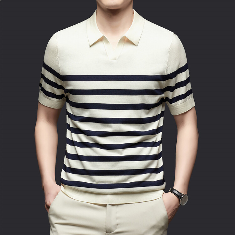 Silk Jonny Collar Short Short Pullover Magion